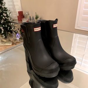 Hunter Rain Boots -Ankle Heel